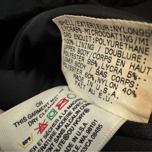 Vintage ROFFE w/ Gold Belt Ski Snowboarding Jacket Coat USA M / 8 - Picture 12 of 15